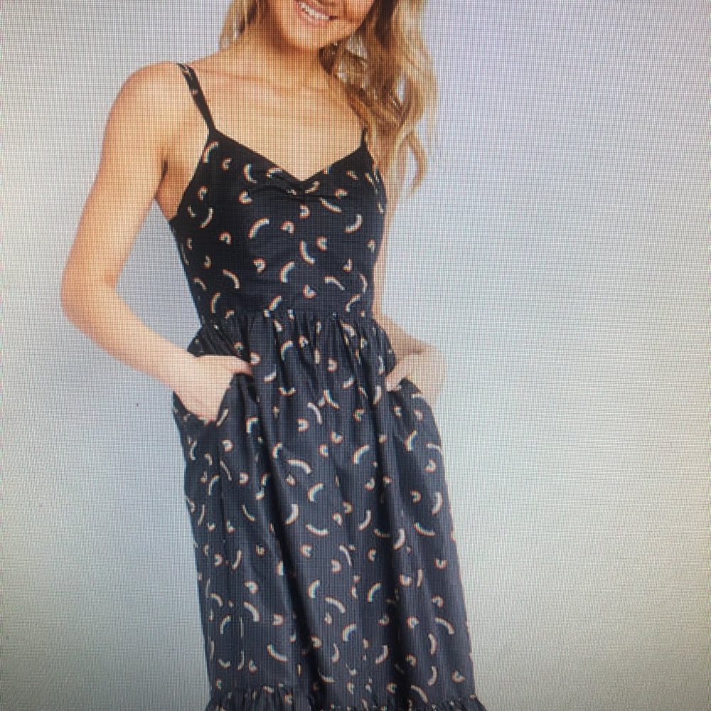 ModCloth Rainbow Maxi Dress